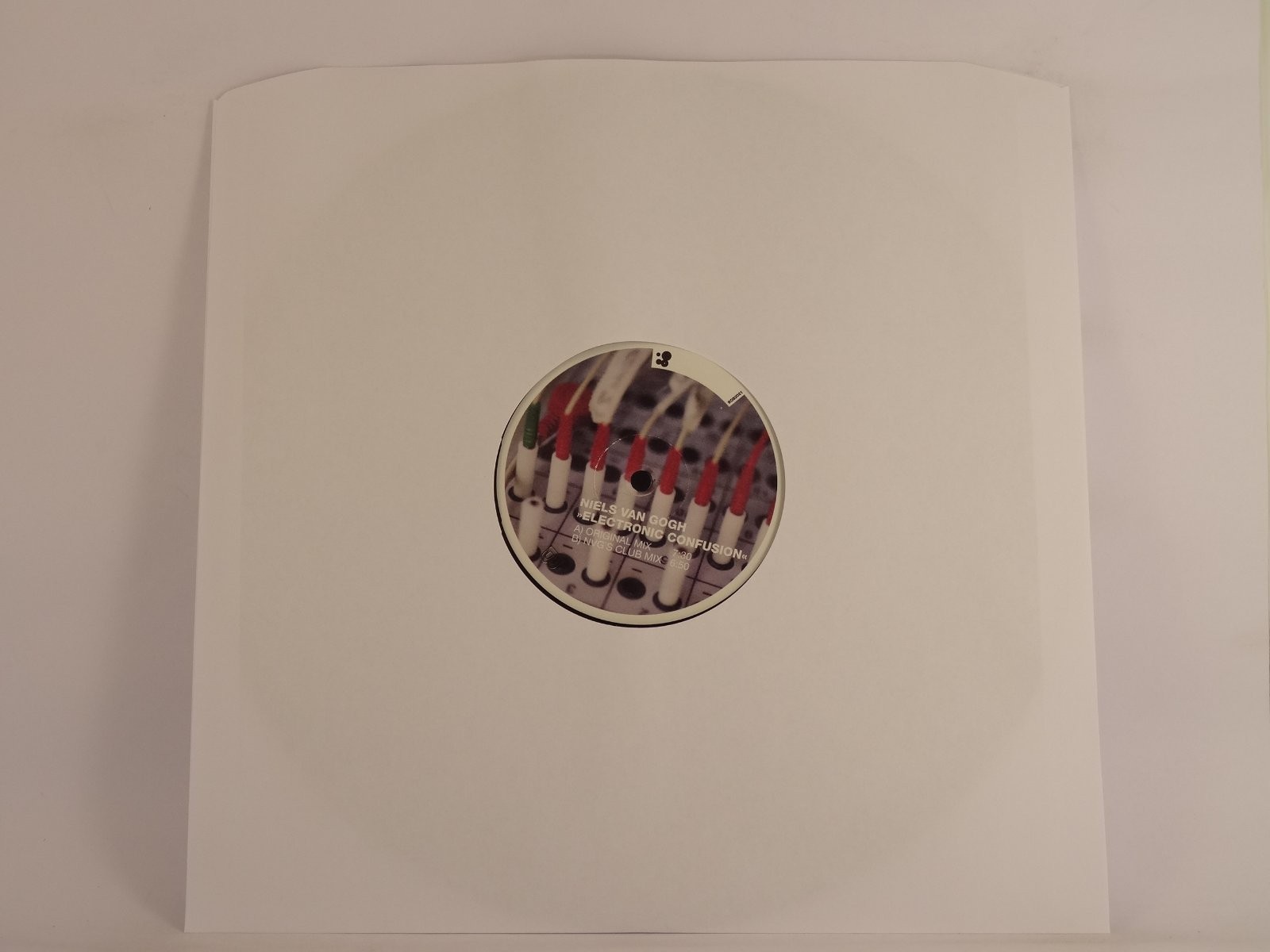NIELS VAN GOGH ELECTRONIC CONFUSION (PLAIN SLEEVE) (423) 2 Track 12" Single plus
