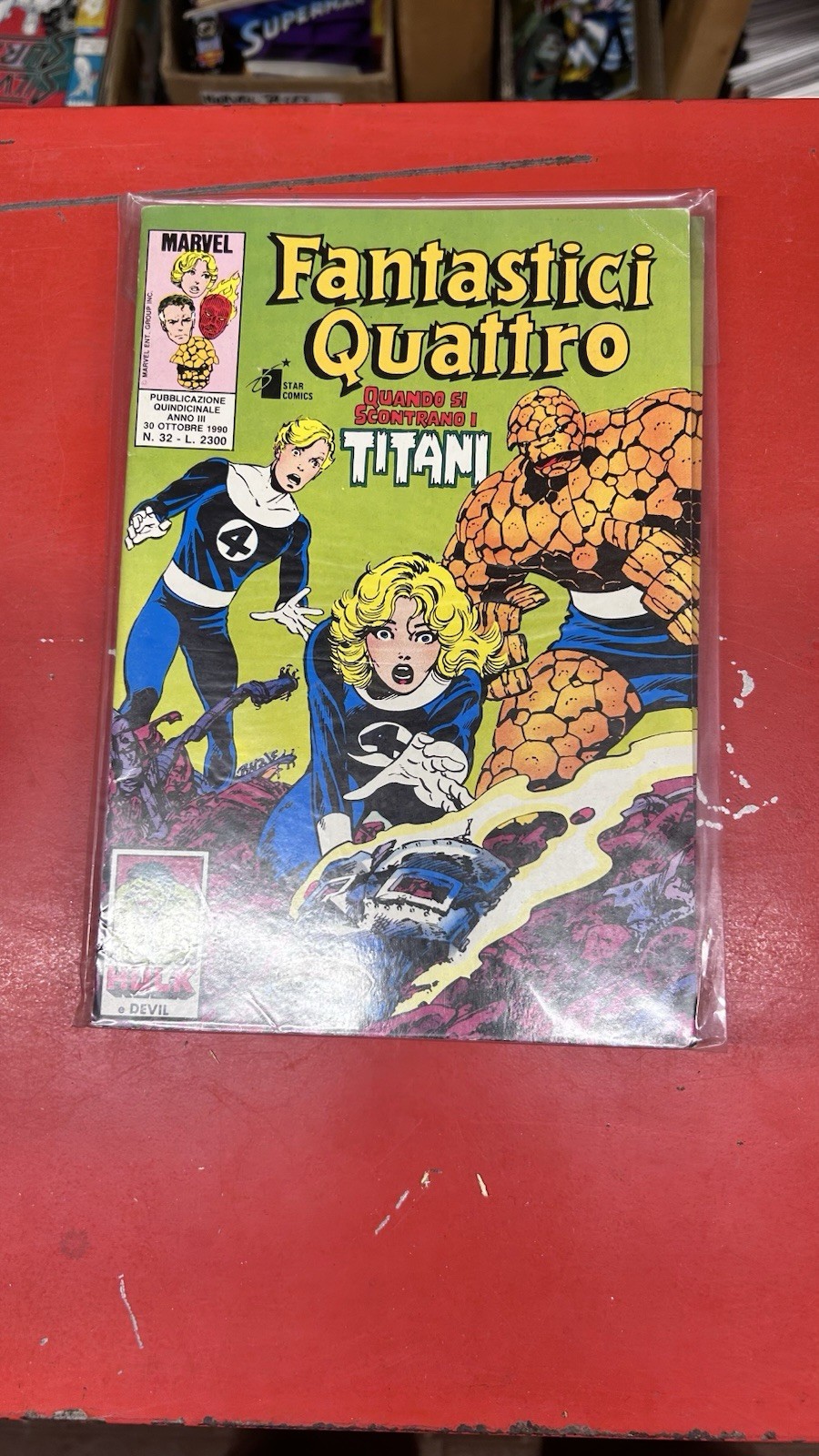 Star Comics Fantastici Quattro n.32 1990 Quando si scontrano i titani Kirby