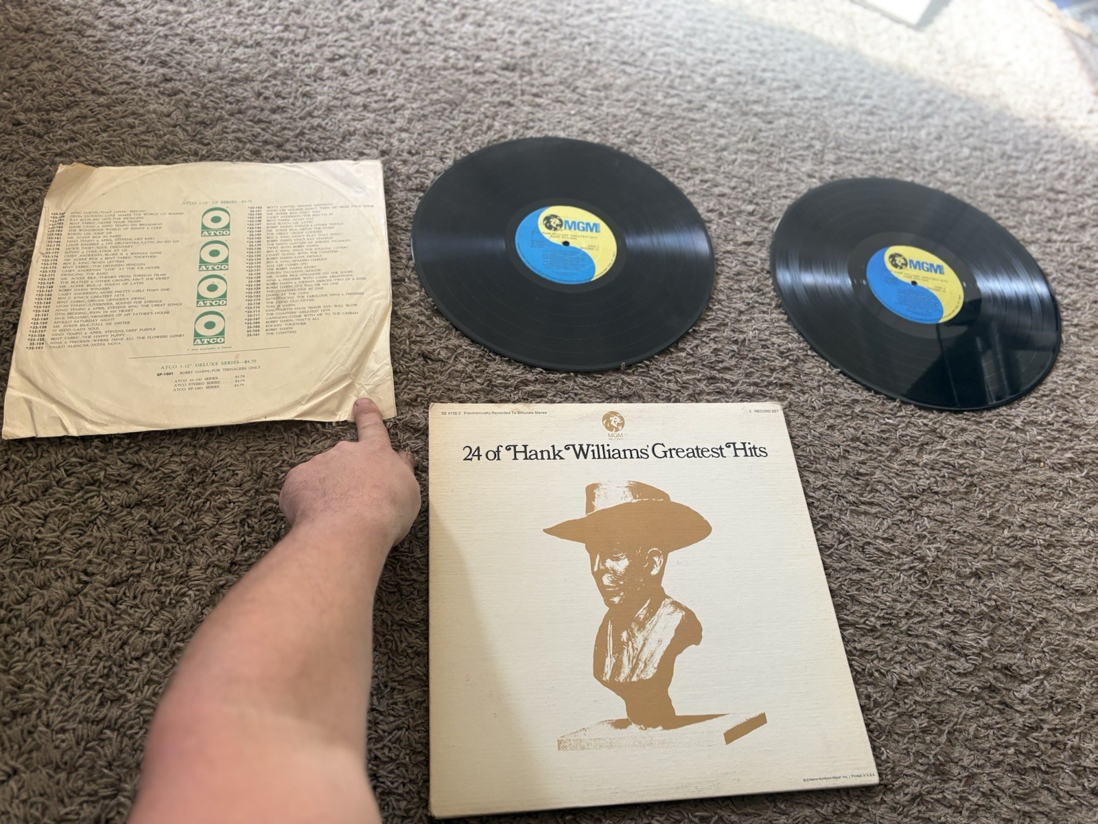 Hank Williams 24 of "Hank" Williams' Greatest Hits MGM 12" Vinyl 2LP 33 RPM