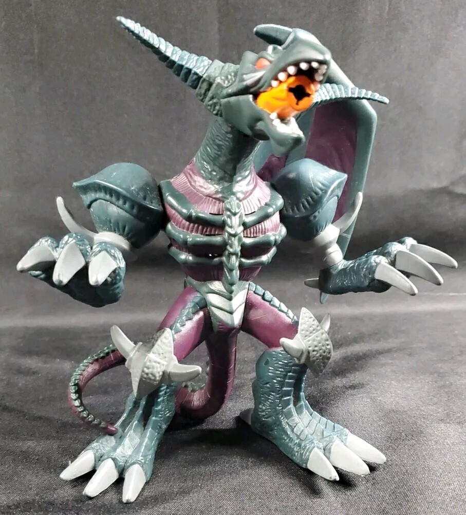 Black Skull Dragon 6.5" 1998 Yu-Gi-Oh Action Figure Bandai Missing Wing DMG '