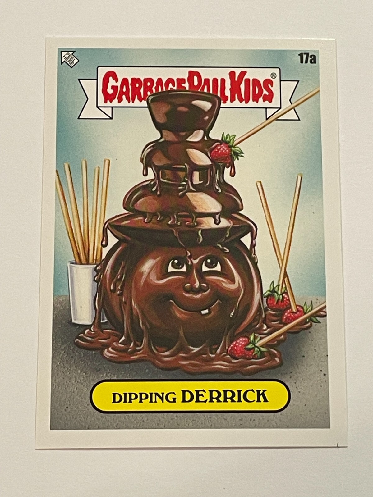 Topps Garbage Pail Kids 2021: lotta alimentare! #17a - Dipping Derrick