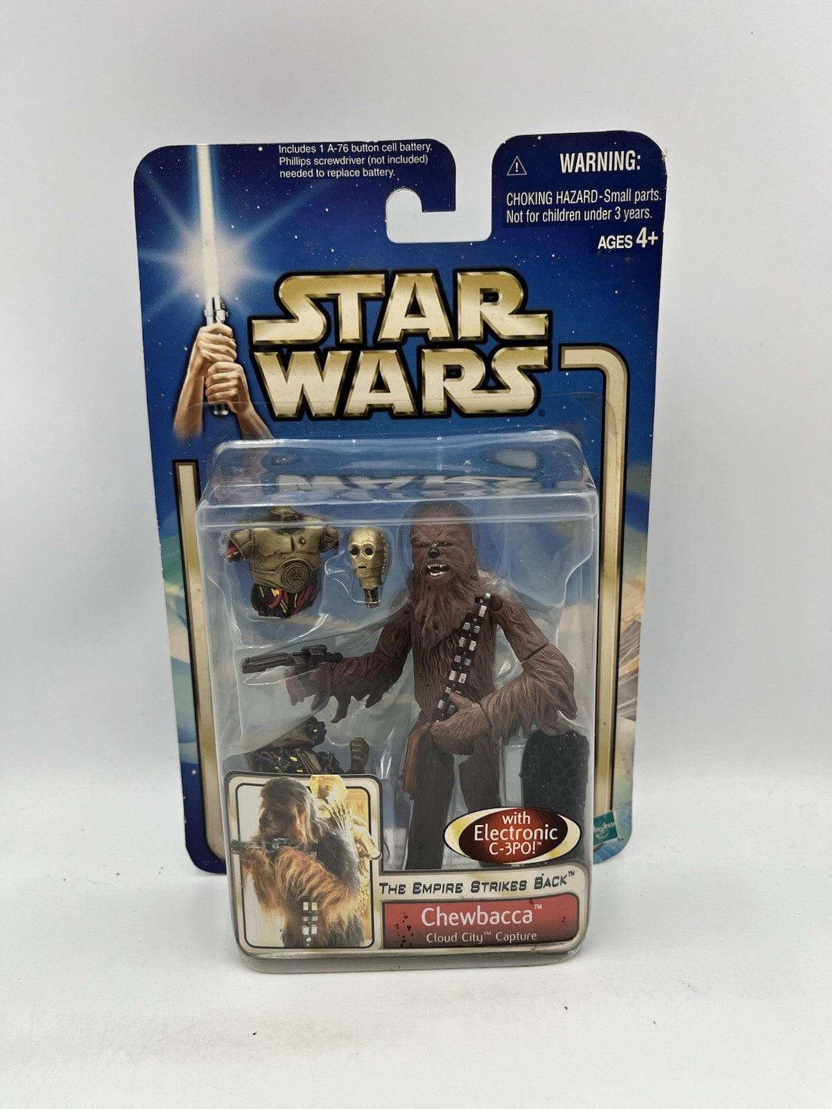STAR WARS THE EMPIRE STRIKES BACK CHEWBACCA CLOUD CITY CAPTURE C-3PO