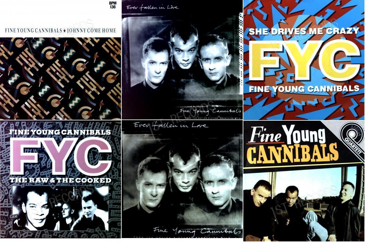 6 x Fine Young Cannibals Vinyl LP Maxi 12" Single 7" Sammlung VG/VG+ .
