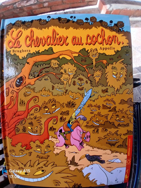 Bande dessinée le chevalier au cochon