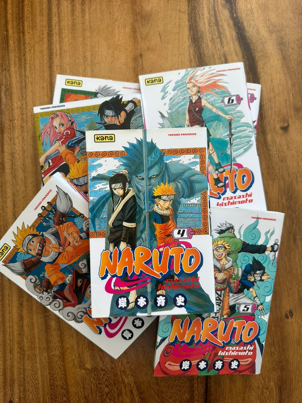 Manga : Naruto - Masashi Kishimoto ; lot tomes 1 à 7 comme neuf