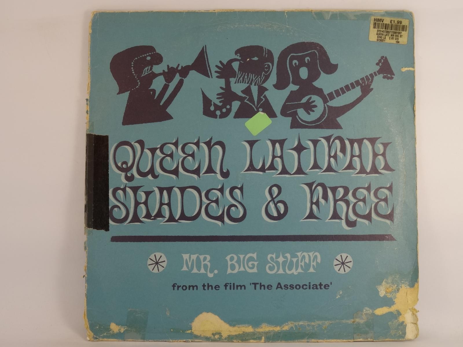 QUEEN LATIFAH SHADES & FREE MR BIG STUFF (86) 4 Track 12" Single plus Picture Sl