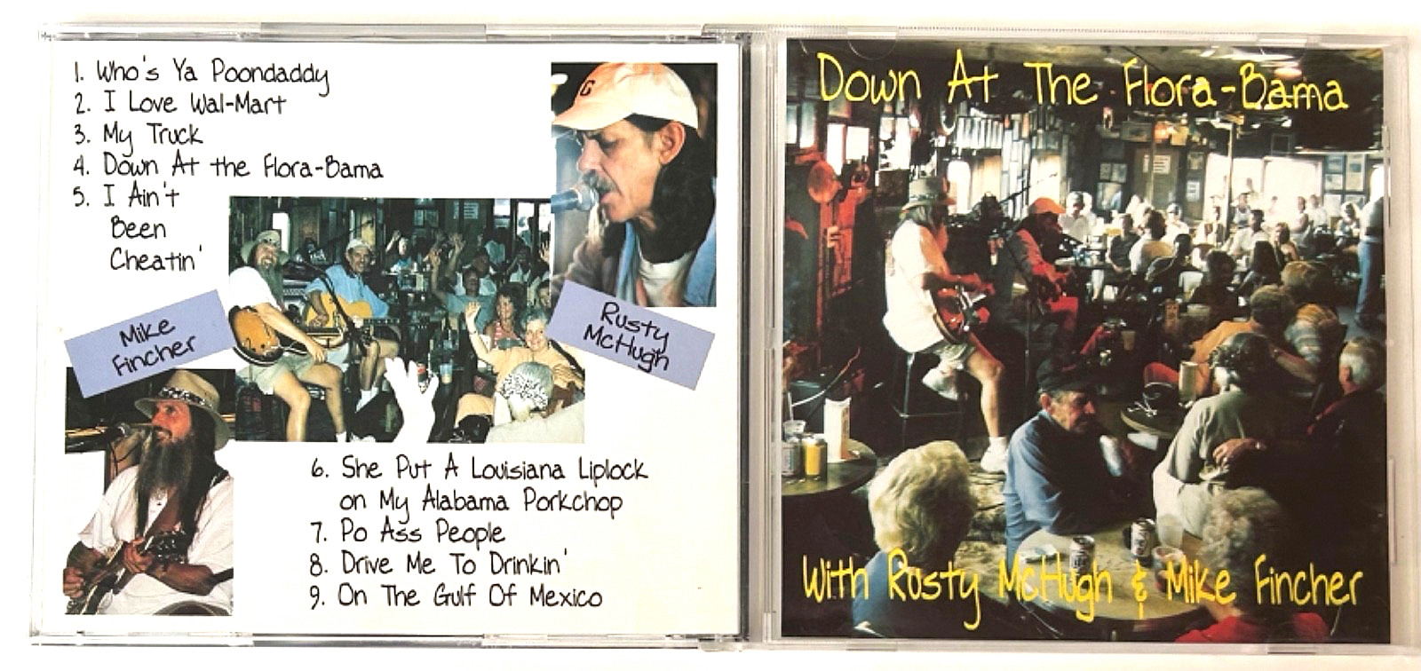 RUSTY MCHUGH & MIKE FINCHER Down At The Flora-Bama AUDIO CD 1999 Country RARE!