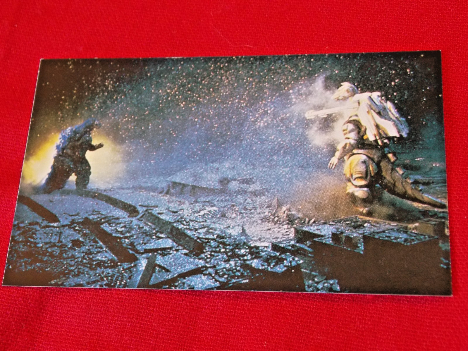 Carta Godzilla vs Mecha Godzilla giapponese TOHO vintage anni 90 #12 Giappone 🚚 UK