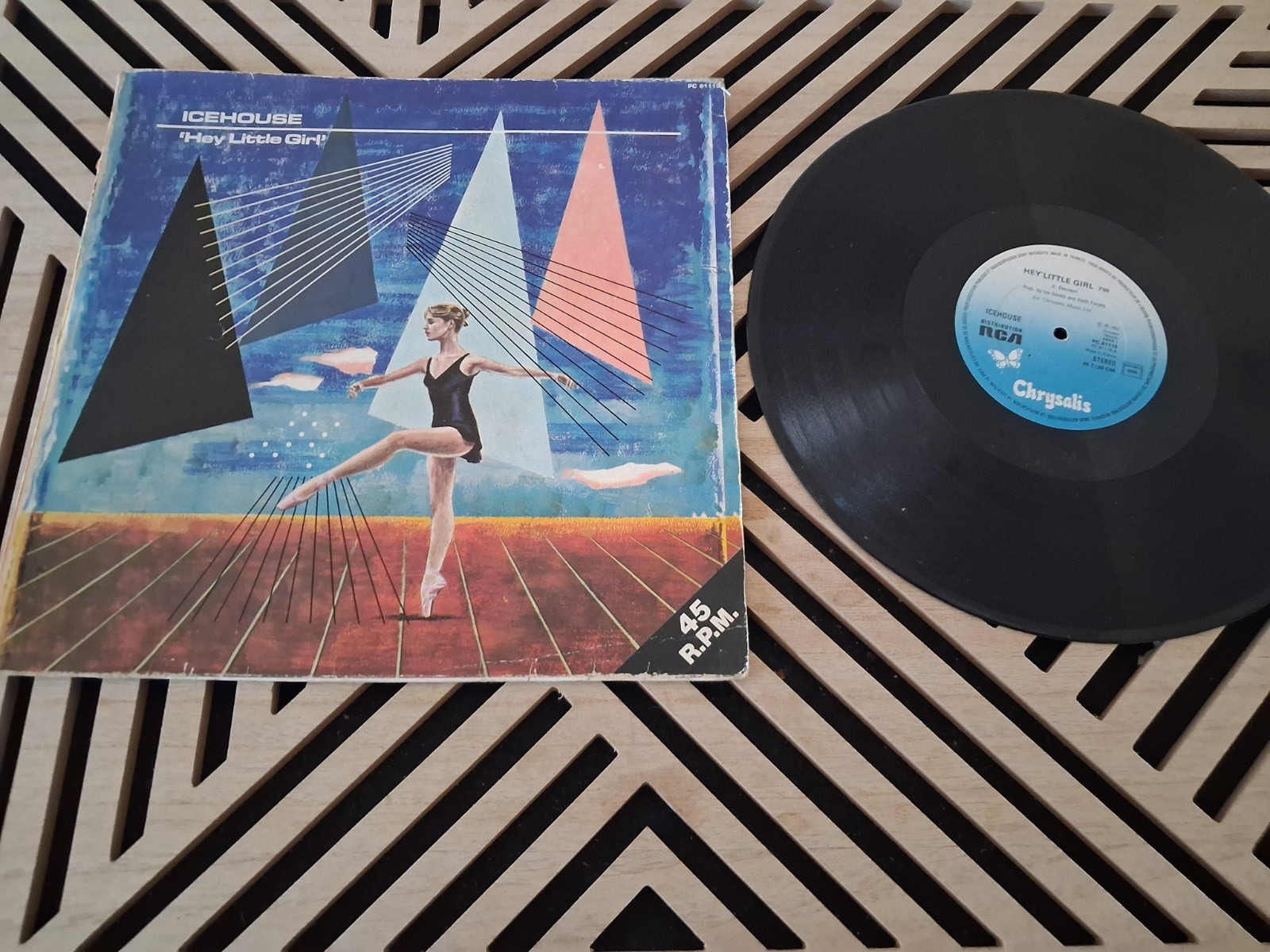 Maxi Single Icehouse – Hey Little Girl / 1982 Synth-pop