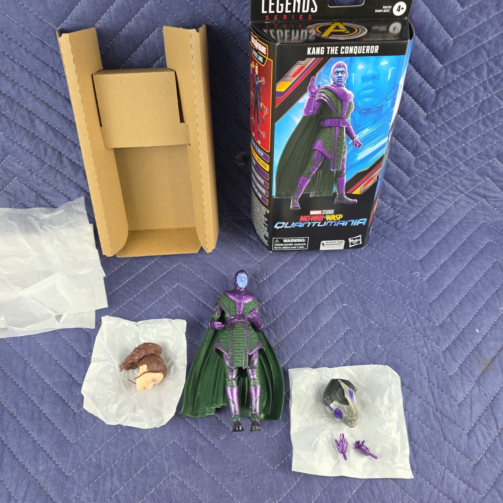 Marvel Legends Series Modellino Kang il Conquistatore 6" con Cassie Lang BAF 