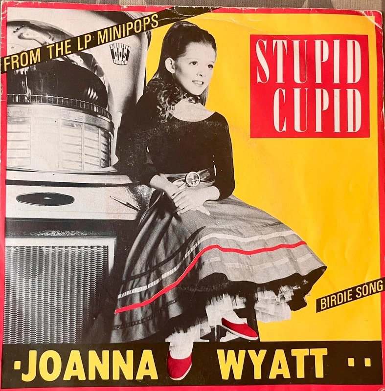 Disque vinyle 45t - Joanna Wyatt - Stupid Cupid