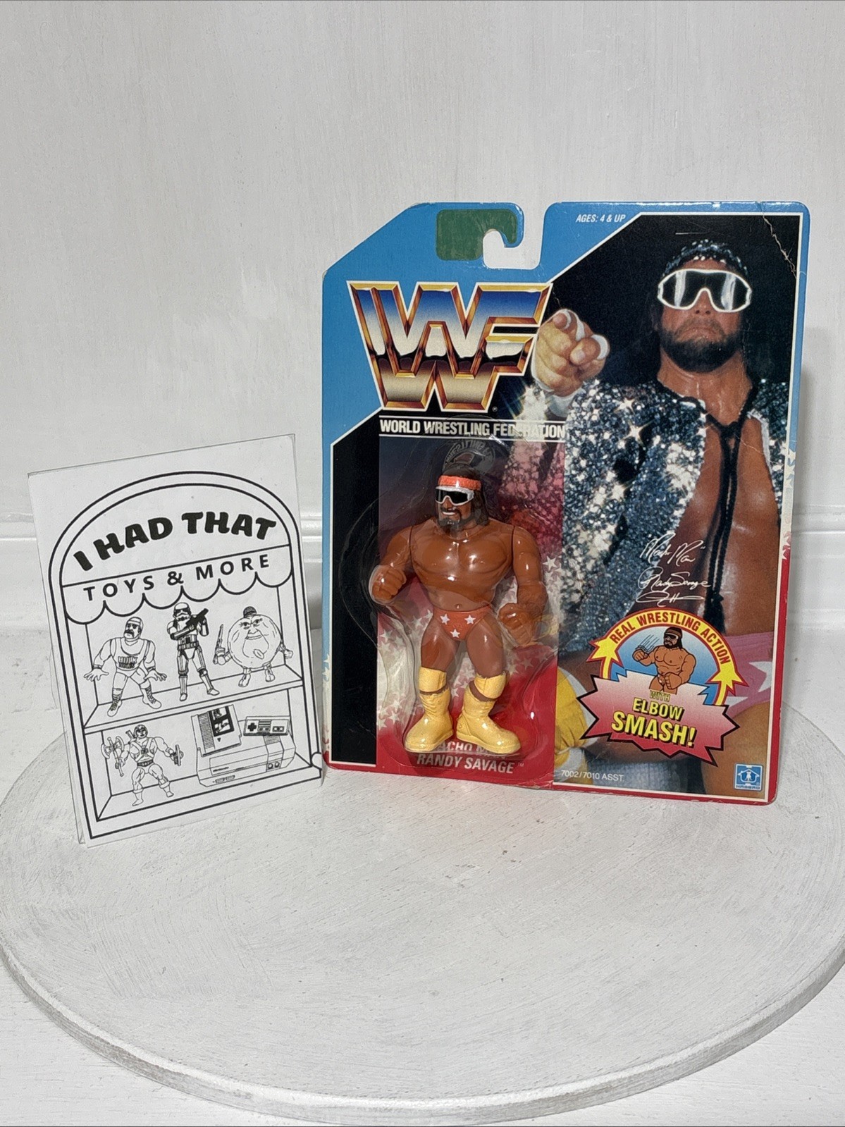 WWF HASBRO MACHO MAN RANDY SAVAGE SERIES 1 MOC W/Case