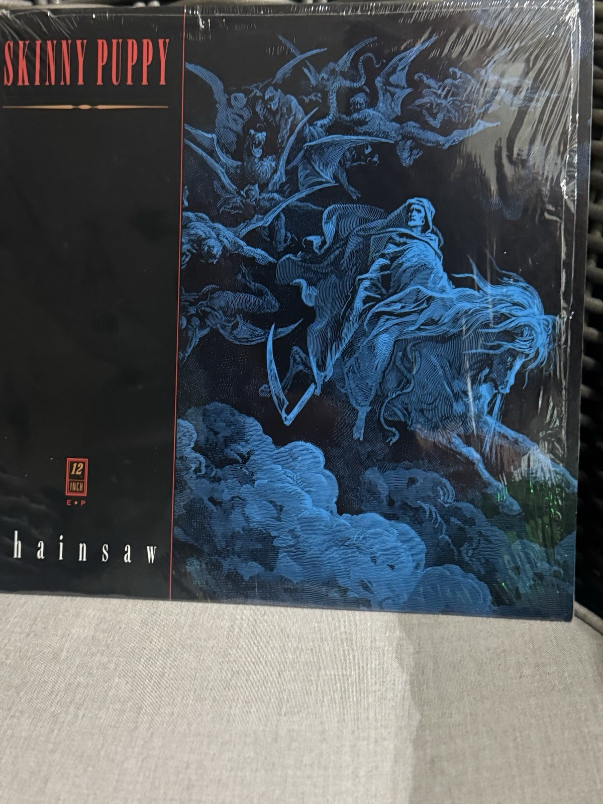 1985 SKINNY PUPPY Vinyl CHAINSAW 12" Nettwerk Canada 1ST PRESS Record OG NR MINT