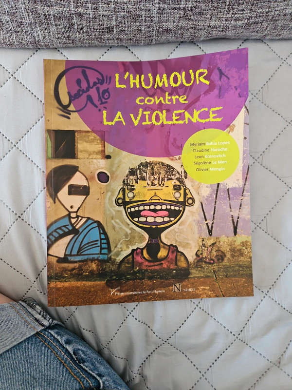 Livre neuf  l'humour contre la violence