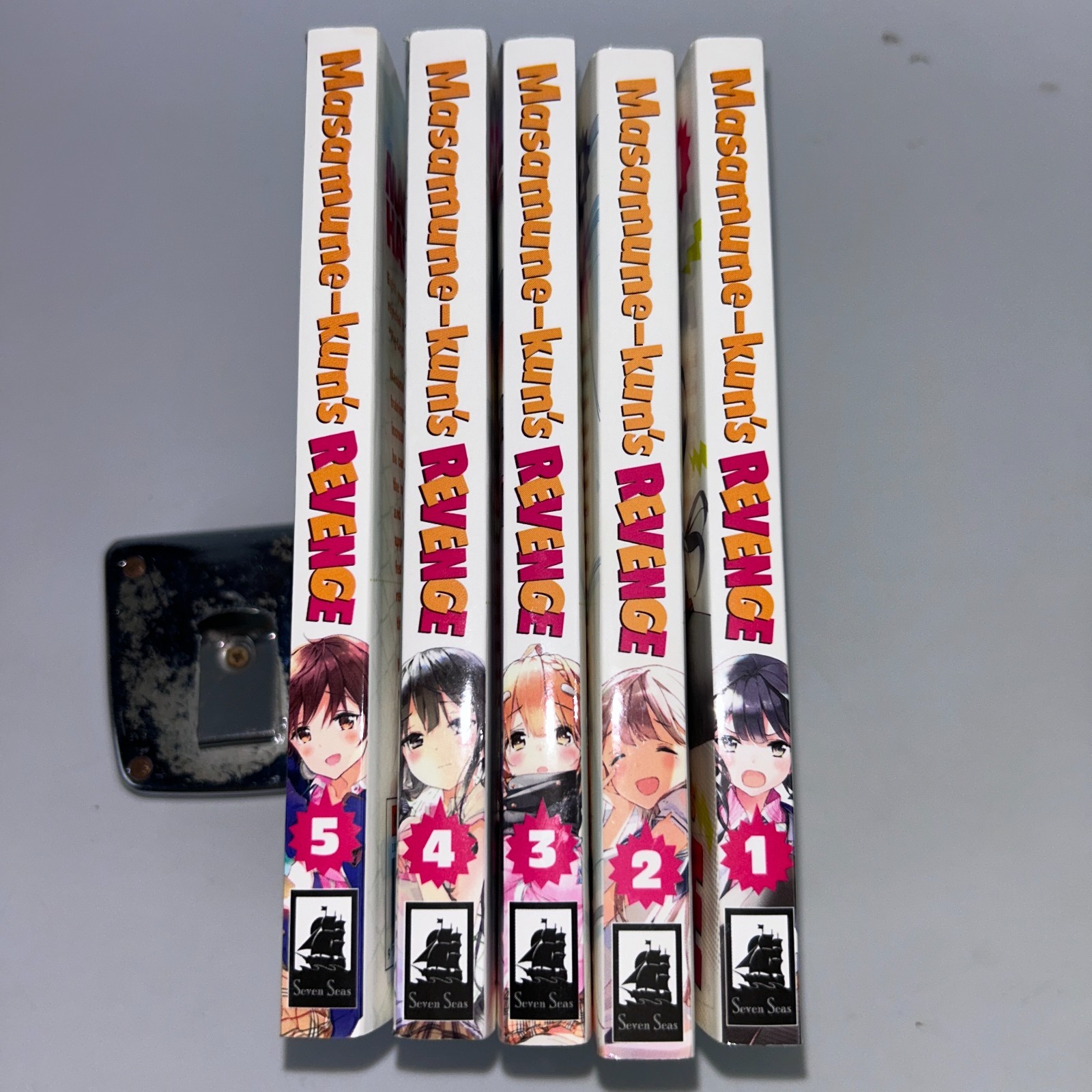 Lotto manga Masamune-kun's Revenge vol. 1-5 TPB inglese di Hazuki Takeoka