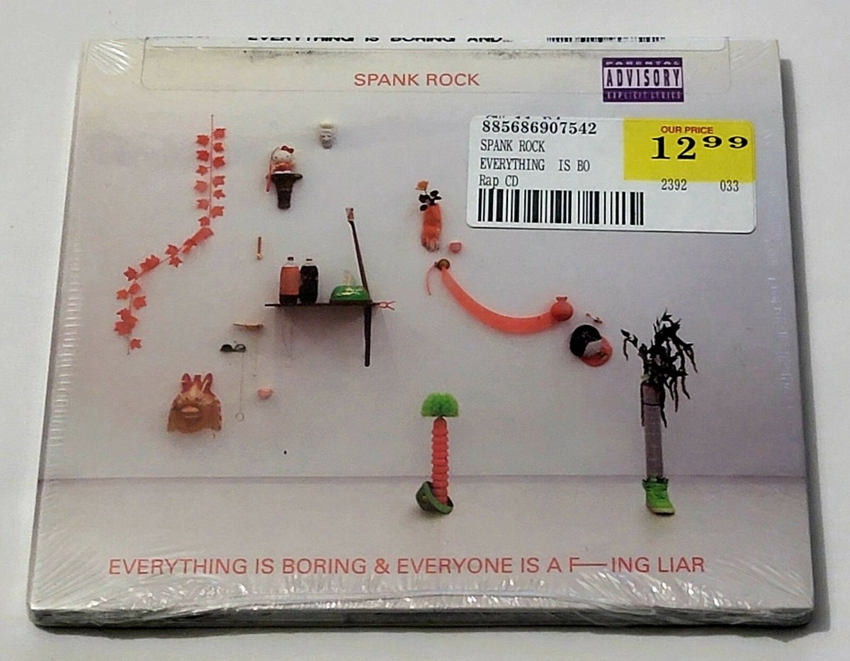 NEW - Spank Rock Everything Is Boring & Everyone Is A F--ing Liar - CD 