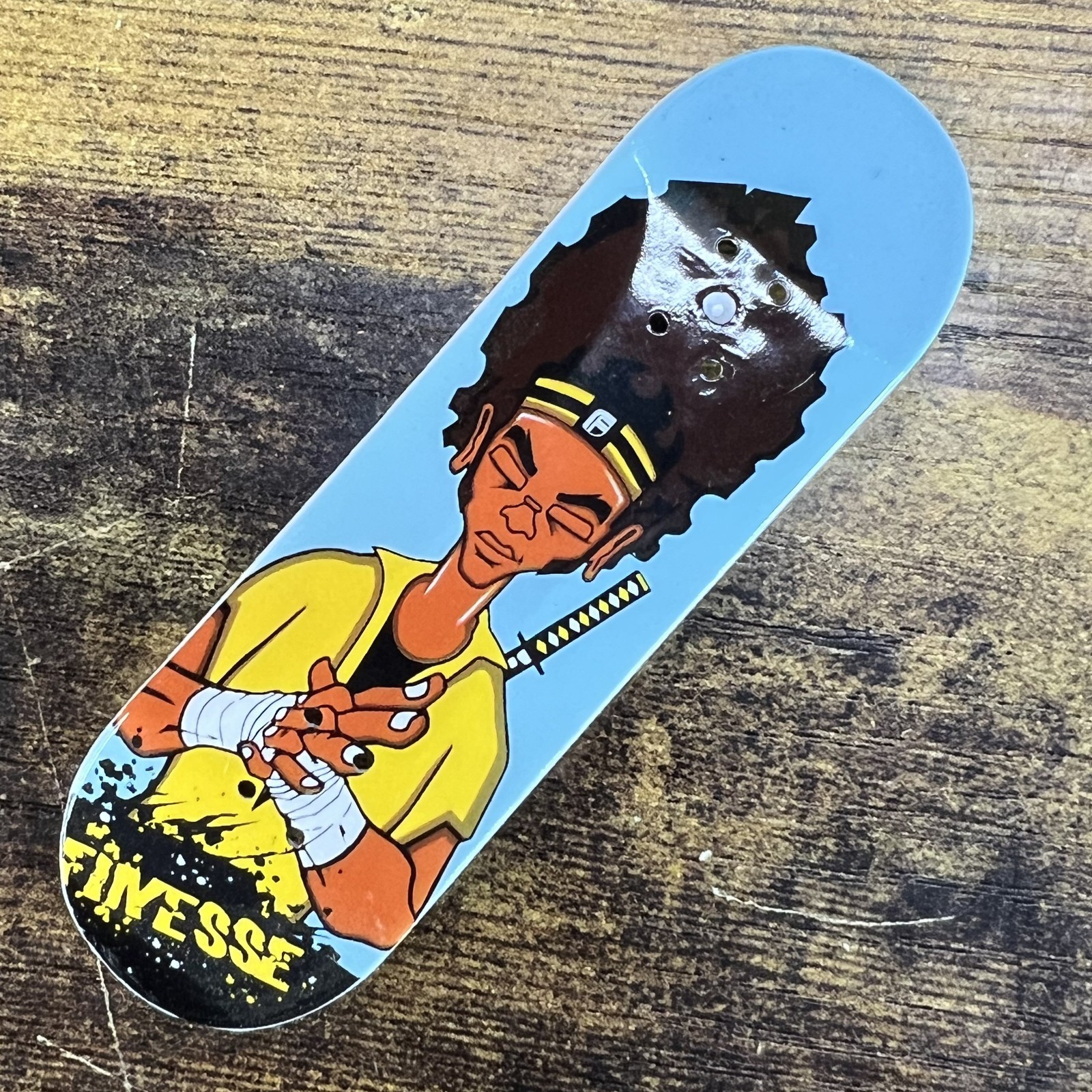 Tech Deck Finger Skateboard Fingerboard Black Samurai Martial Arts