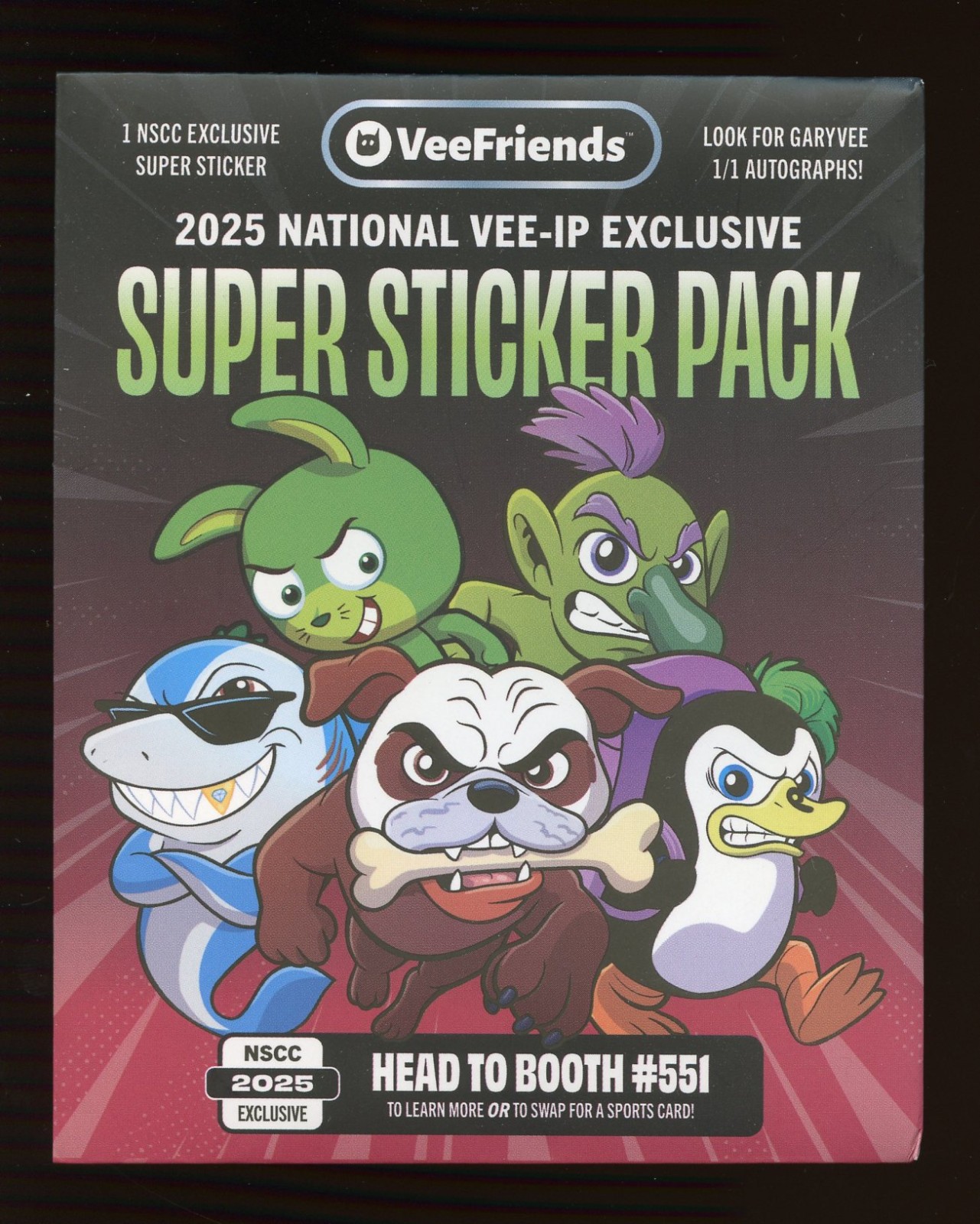 2025 National VEE-IP VeeFriends Super Sticker Pack Sealed