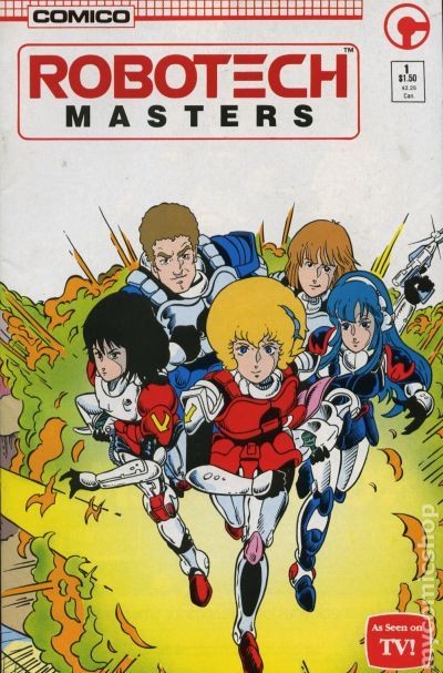Robotech Masters #1 FN 1985 Immagine Stock