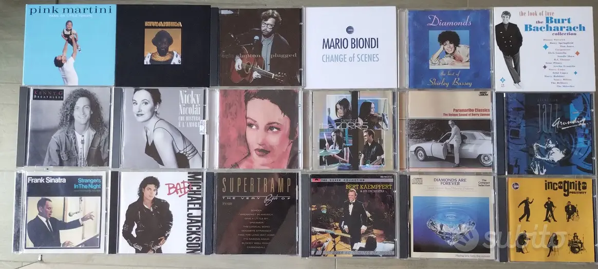 Lotto 18 CD Clapton, Biondi, Incognito, Jackson ec
