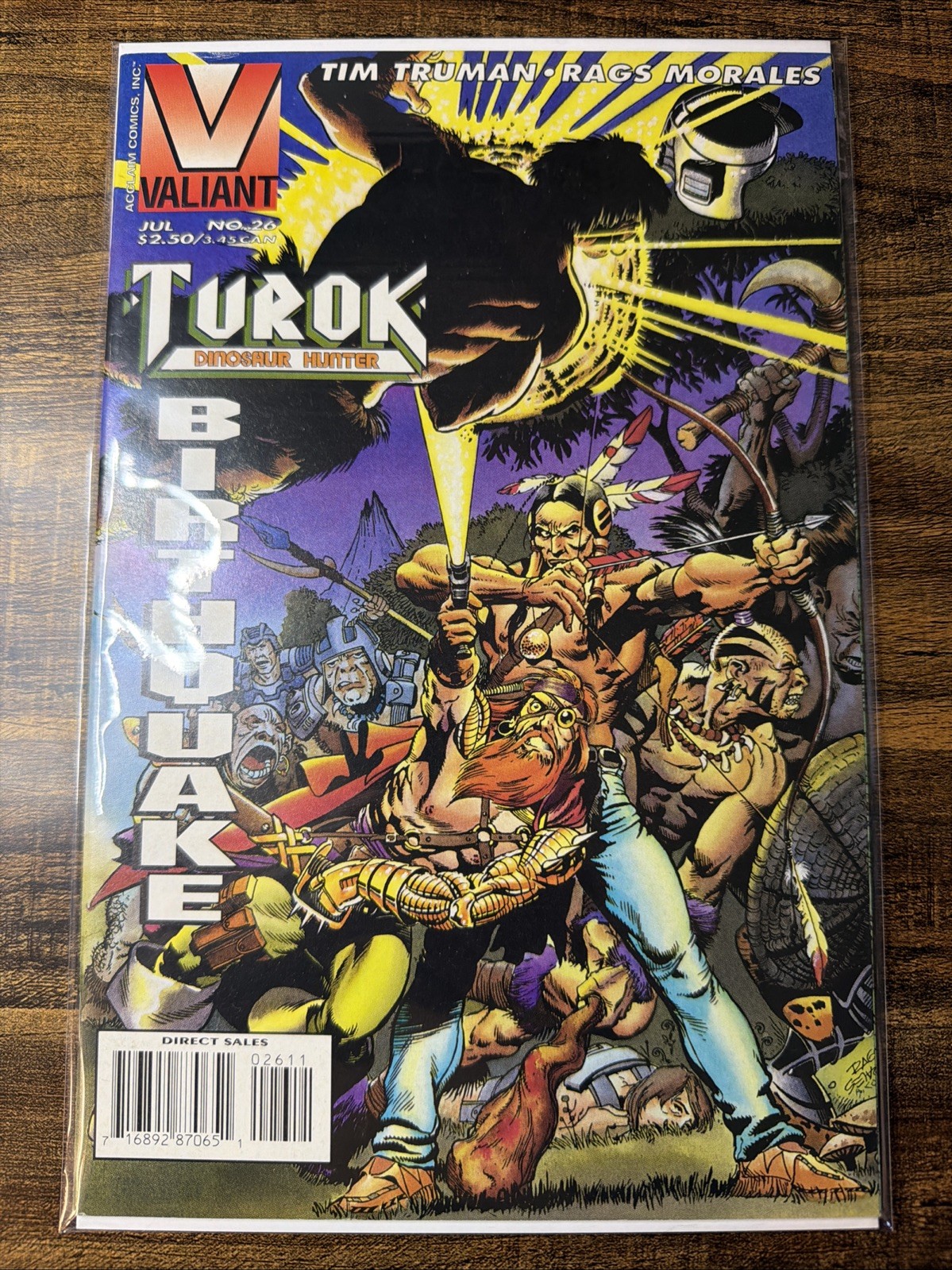 Turok, cacciatore di dinosauri #26 1995 Valiant Entertainment alta qualità