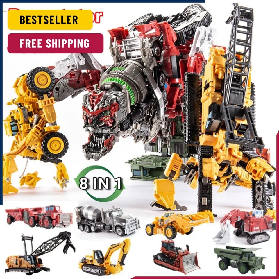 Hot 8 Style Devastatore Trasformazione Robot 8 IN 1 Frullatore Bulldozer Auto Azione