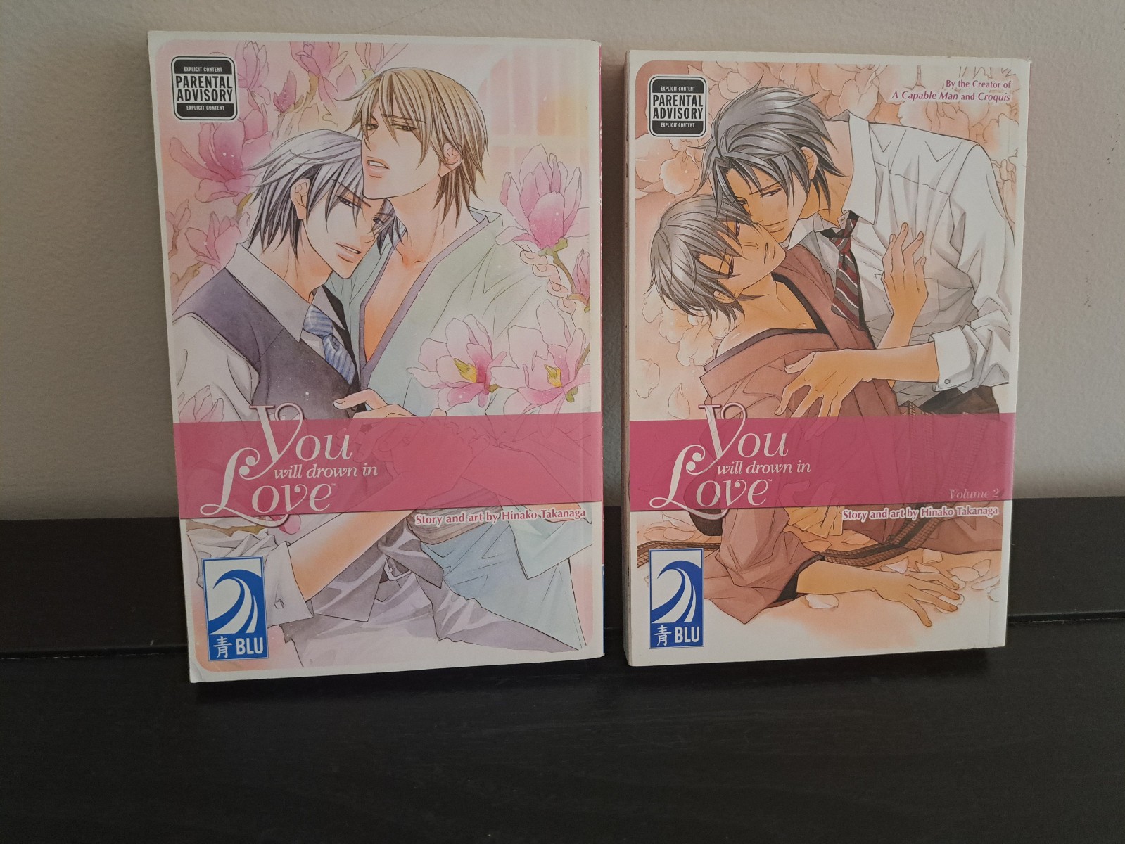 You Will Drown in Love - Volumi 1-2 - Hinaka Takanaga - Blu - Manga - Inglese