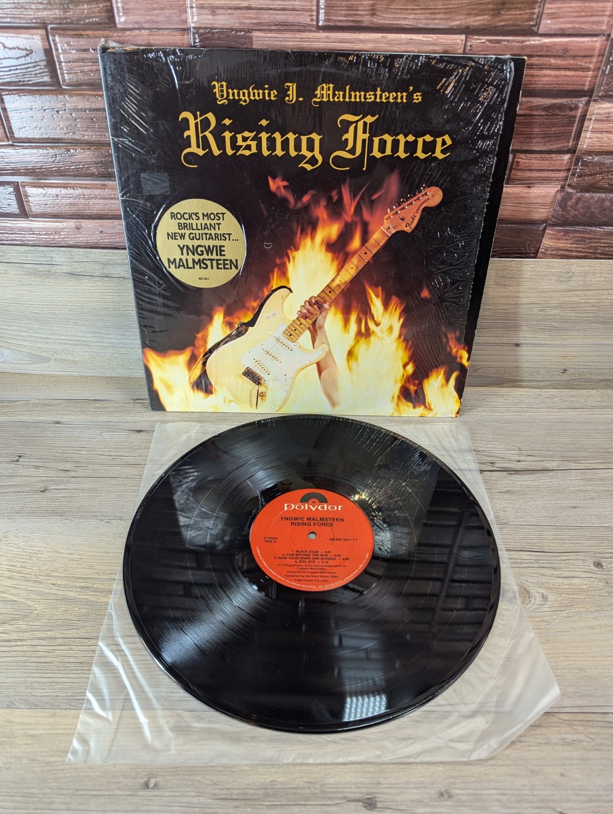 Yngwie Malmsteen Rising Force  (Vinyl Album 1984 Polydor 825 324-1)