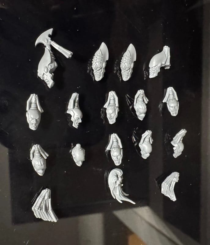 Aeldari Kabalite Warriors Warhammer 40k Heads Bits