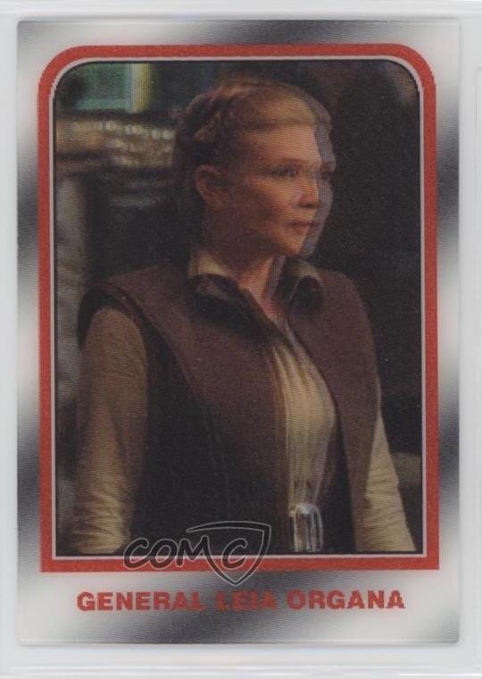 2020 Topps Star Wars 3D Principessa Leia Organa Generale Leia Organa #3D-55 1j8