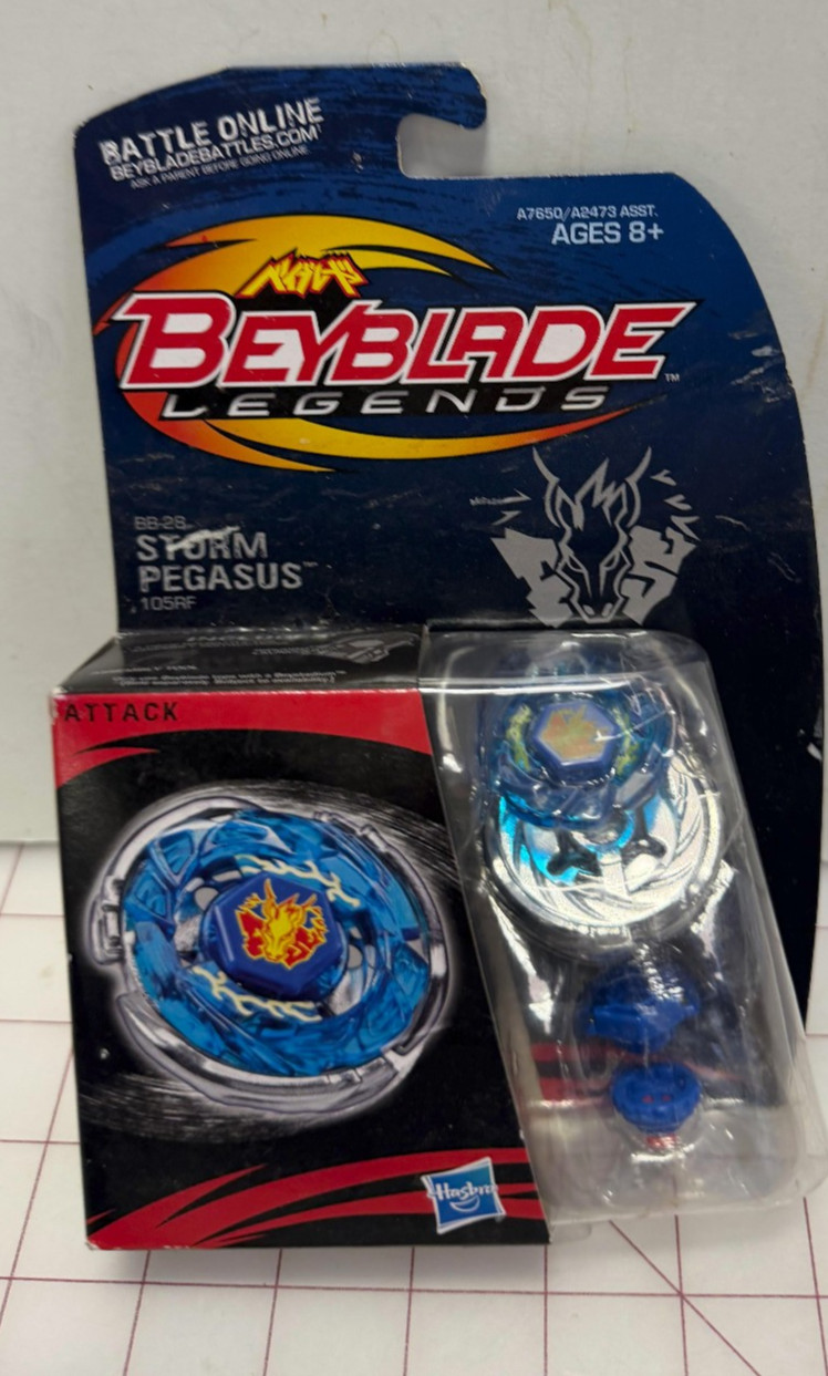 BEYBLADE Legends HASBRO BB-28 Beyblade Legends Storm Pegasus DMG PKG #S1