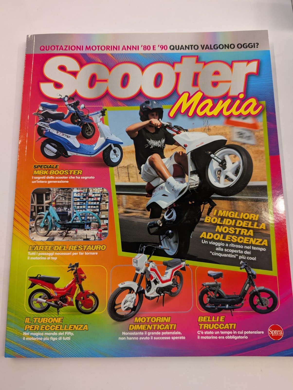 RIVISTA SCOOTER MANIA QUOTAZIONI MOTORINI NUOVO EDICOLA LUGLIO 2026 SPREA