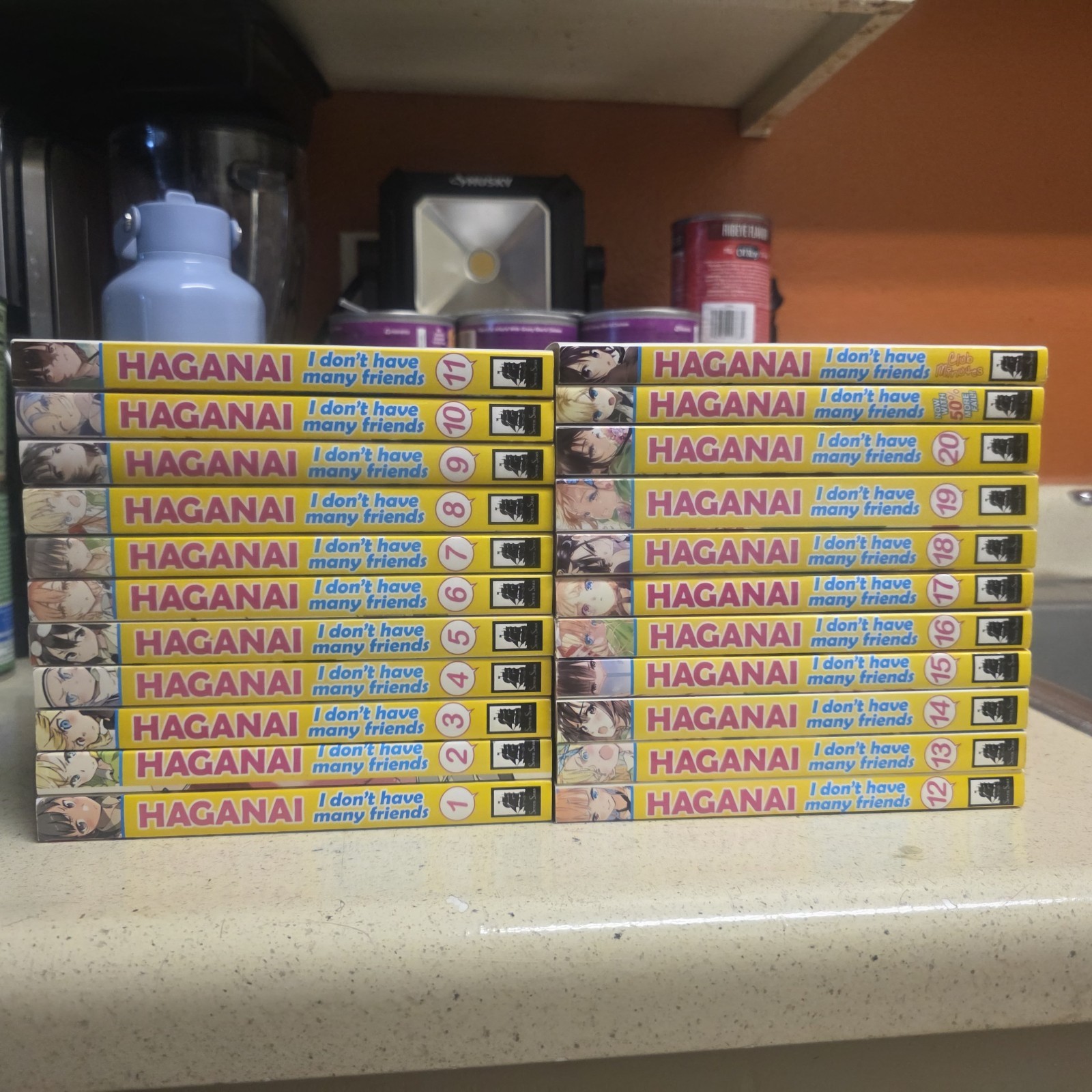 Haganai Non ho molti amici manga volumi 1-20 + 2 serie complete fuori produzione
