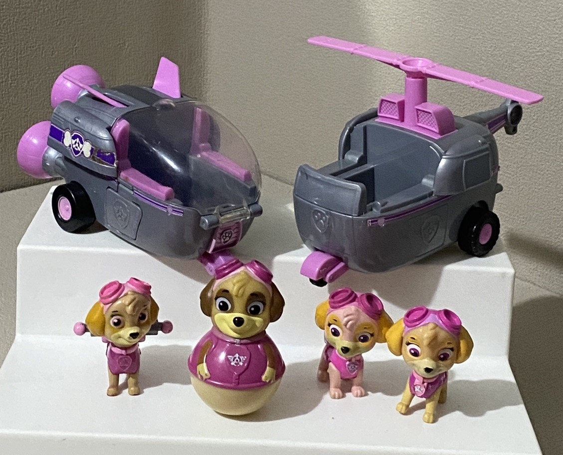 Paw Patrol 🩷 Skye ~ Pacchetto di personaggi e veicoli 