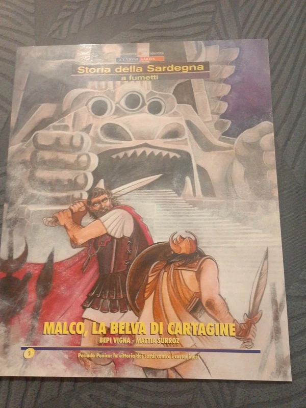 Storia della Sardegna a fumetti Malco la Belva di Cartagine