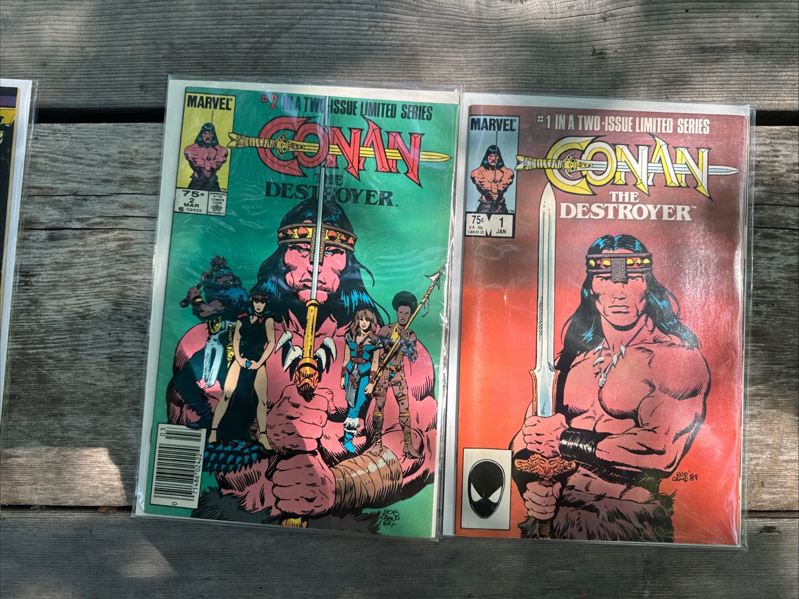 Conan Il Distruttore #1+#2 Due Numeri Serie Limitata 1985 Marvel Comics