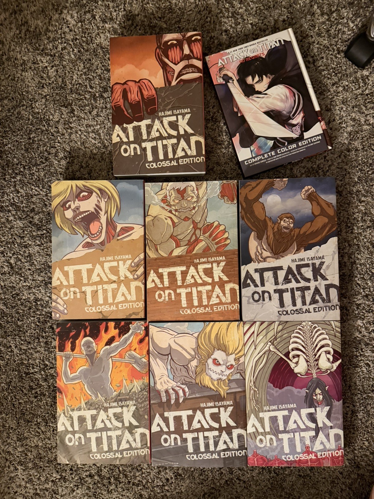 Attack on Titan: Colossal Edition Manga Vol. 1-7 INGLESE serie completa 1-34 