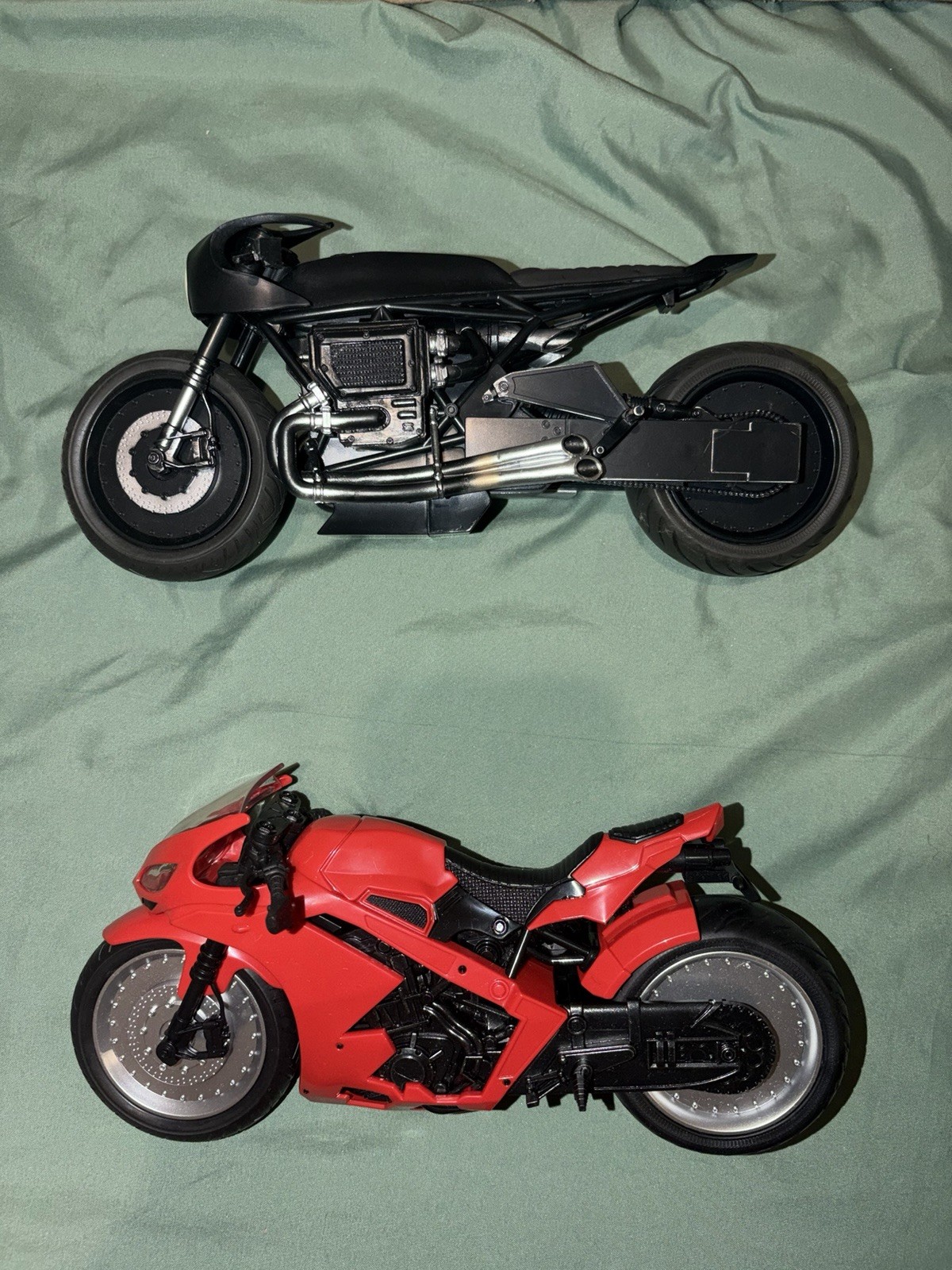 McFarlane DC Multiverse: The Batman Batcycle & Red Hood's Sportsbike (Used)