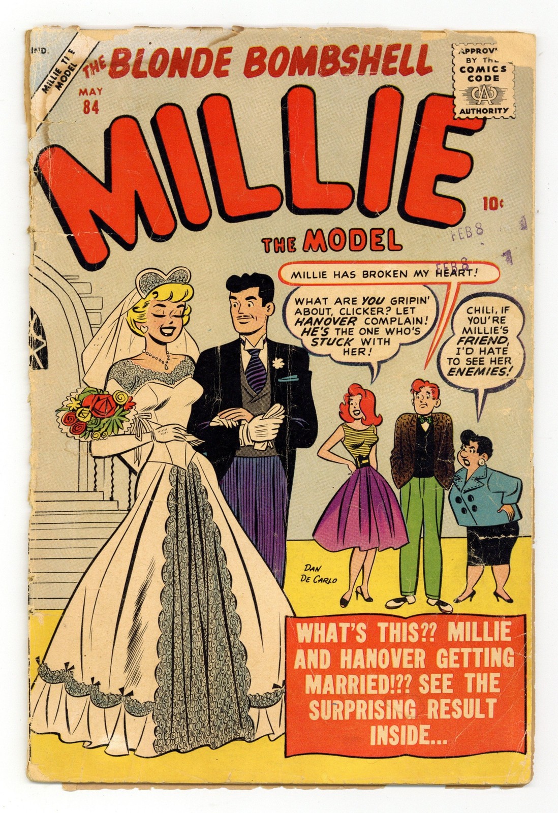 Millie the Model #84 PR 0.5 1958