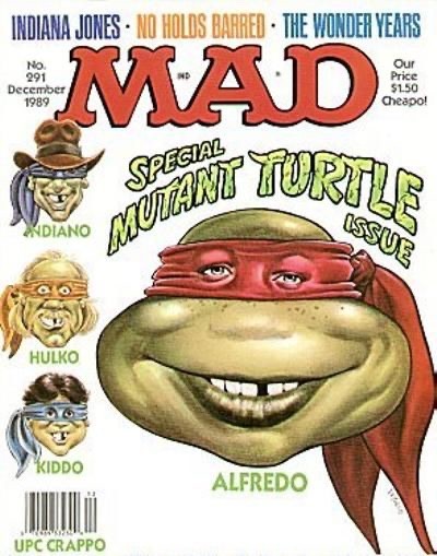 Mad #2914 VG, Fold-in NON è piegato, EC Comics Magazine 1989 Immagine Stock