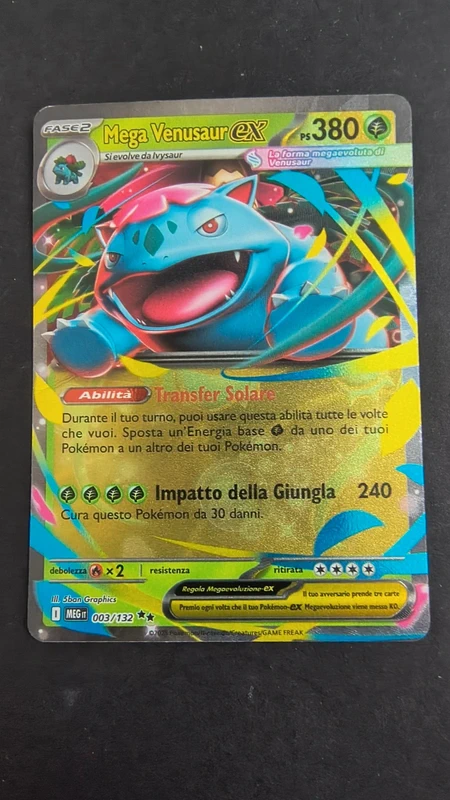 Mega Venusaur ex 003/132 Megaevoluzione (MEG) ITA