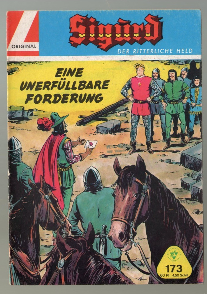 Sigurd GB 173. Lehning. Con francobollo da collezione Walter Lehning Verlag, Hannover. anni 60 sì