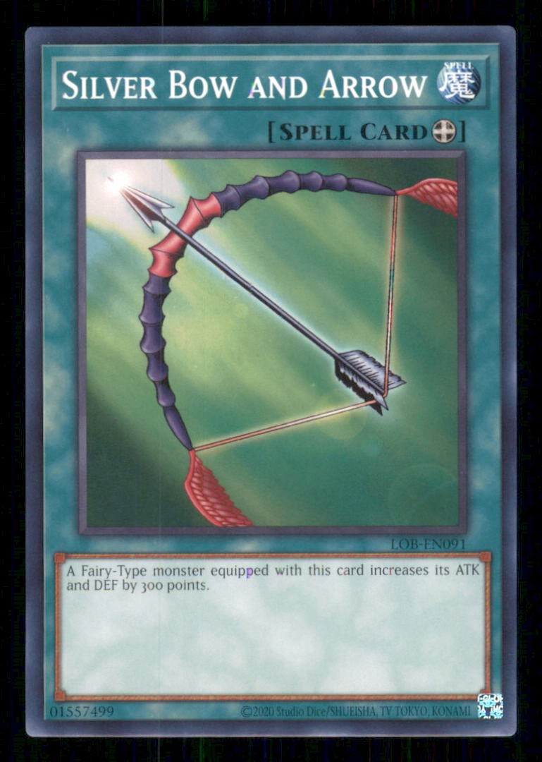 Arco e Freccia Argento LOB-EN091 (Edizione 25° Anniversario) Yu-Gi-Oh Unlimited NM