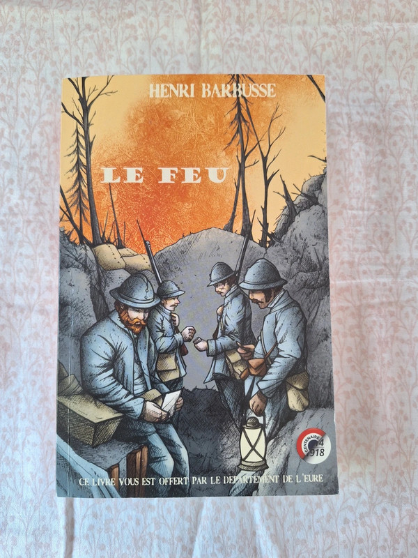 Livre roman historique le feu