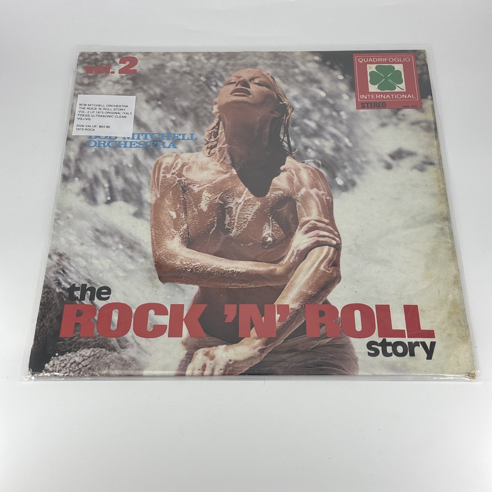 Bob Mitchell Orchestra The Rock ‘N’ Roll Story Vol. 2 Lp 1973 ORIG Italy VG+/VG
