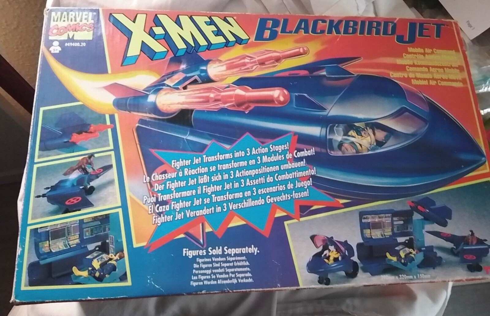 X-Men Blackbird Jet #49400.20 - Tyco 1994 - Boxed - Unopened 