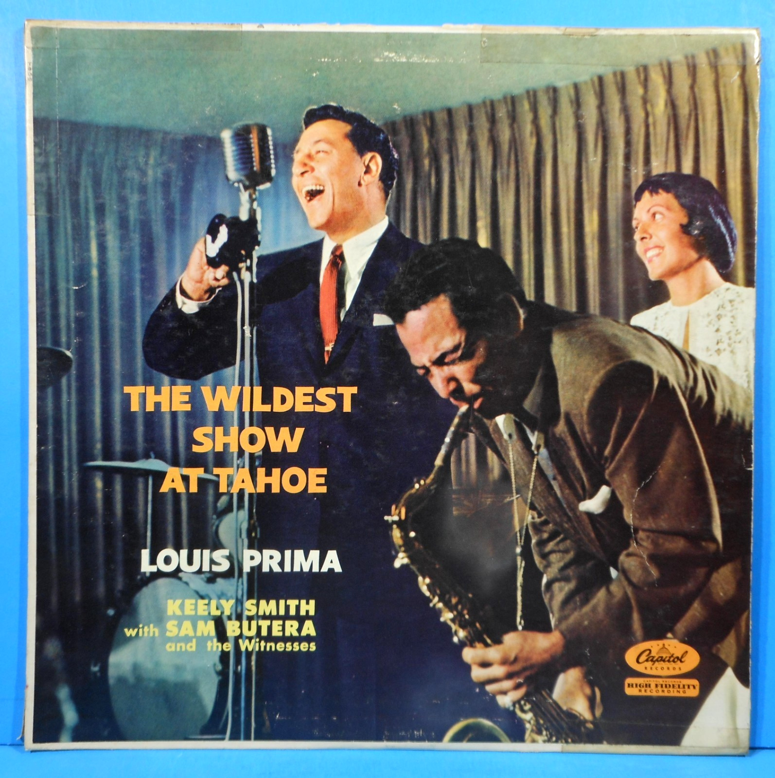 LOUIS PRIMA THE WILDEST SHOW AT TAHOE LP 1957 MONO NICE CONDITION! VG/VG!!B