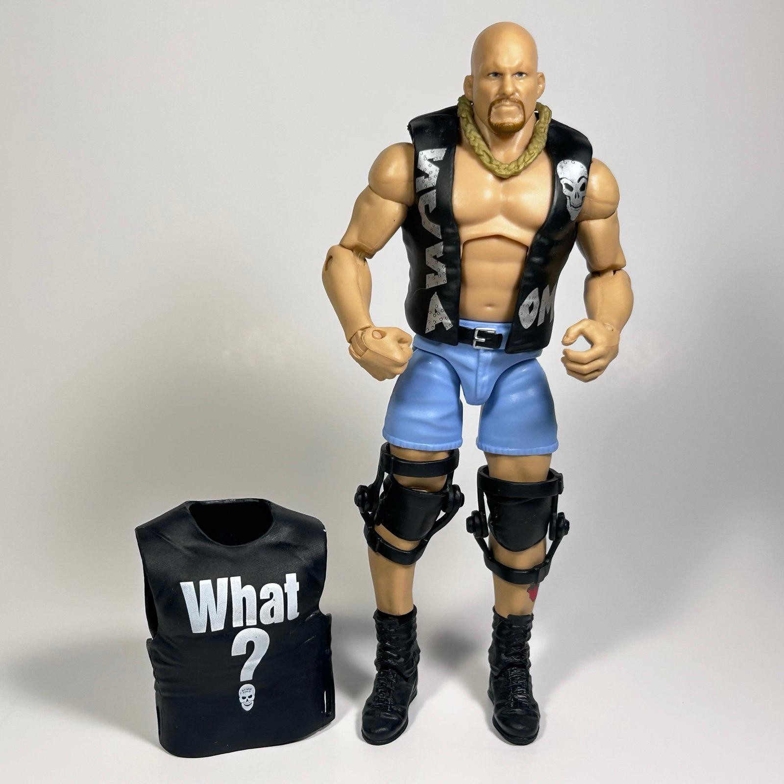 6.75” Mattel WWE Elite Hall Of Fame “Stone Cold” Steve Austin Figure - COMPLETE