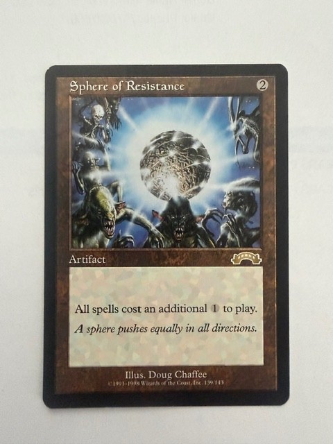 MTG🔮 Sphere of Resistance   #6- Exodus - Never Played