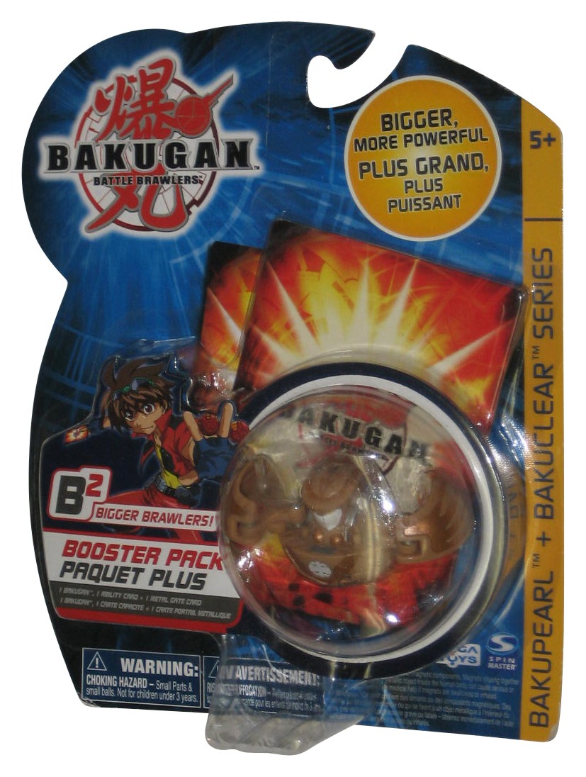 Bakugan Subterra Monarus Booster Pack & Metal Card Bakupearl (2008) Spin Master
